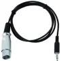 DMX-adapter EUROLITE 51916210, 3,5 mm TRS XLR-le, 1 m kaabel