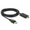Video kaabliadapter DeLOCK 85318 DisplayPort HDMI-le 3 m Must
