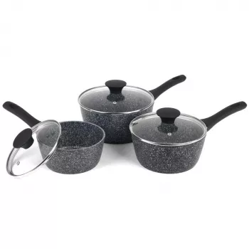 Keedukomplekt Salter BW11460BRMFOB 3 tk Alumiinium Must