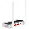 Laualine ruuter TOTOLINK N300RT — ühe ribaga 2,4 GHz Wi‑Fi 4, 300 Mbps, 5x RJ-45 Fast Ethernet porti, 2 välist 5 dBi antenni