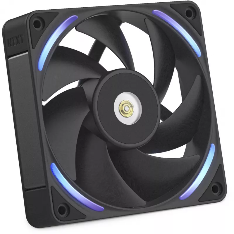 NZXT F120X 120mm korpuse ventilaator - must