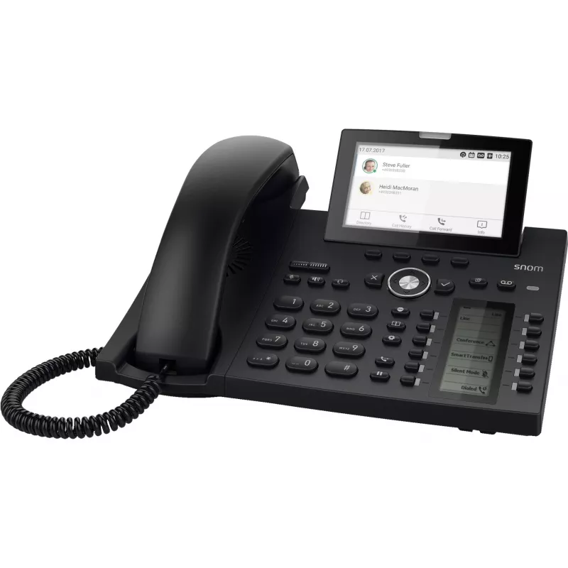 SNOM D385N must, ilma Bluetoothita, ilma toiteadapterita (00004600)
