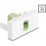 Patch-paneeli moodul DELOCK 90894 SC Simplex, Lindgreen Valge