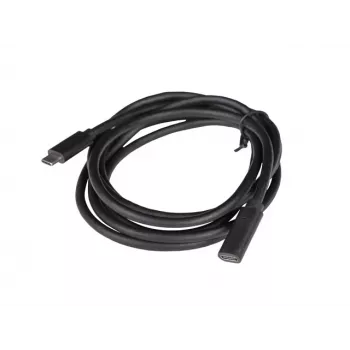 USB-kaabel LANBERG CA-USBE-20CC-0015-BK USB-C kuni USB-C 1,5 m, USB 3.2 Gen 1 (5 Gbit/s), kullatud kontaktid, must