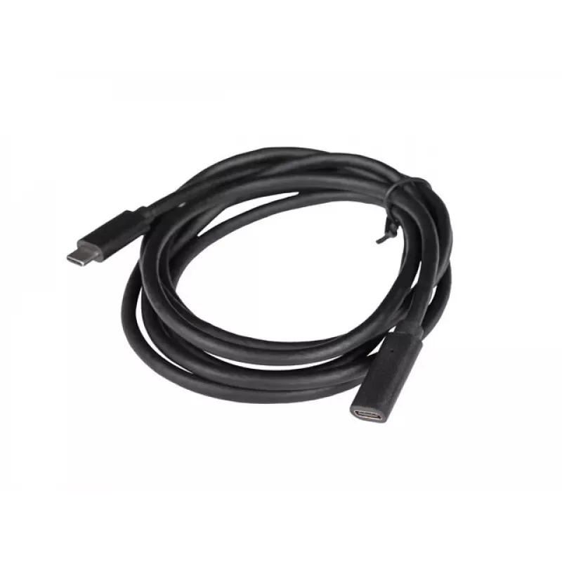 USB-kaabel LANBERG CA-USBE-20CC-0015-BK USB-C kuni USB-C 1,5 m, USB 3.2 Gen 1 (5 Gbit/s), kullatud kontaktid, must