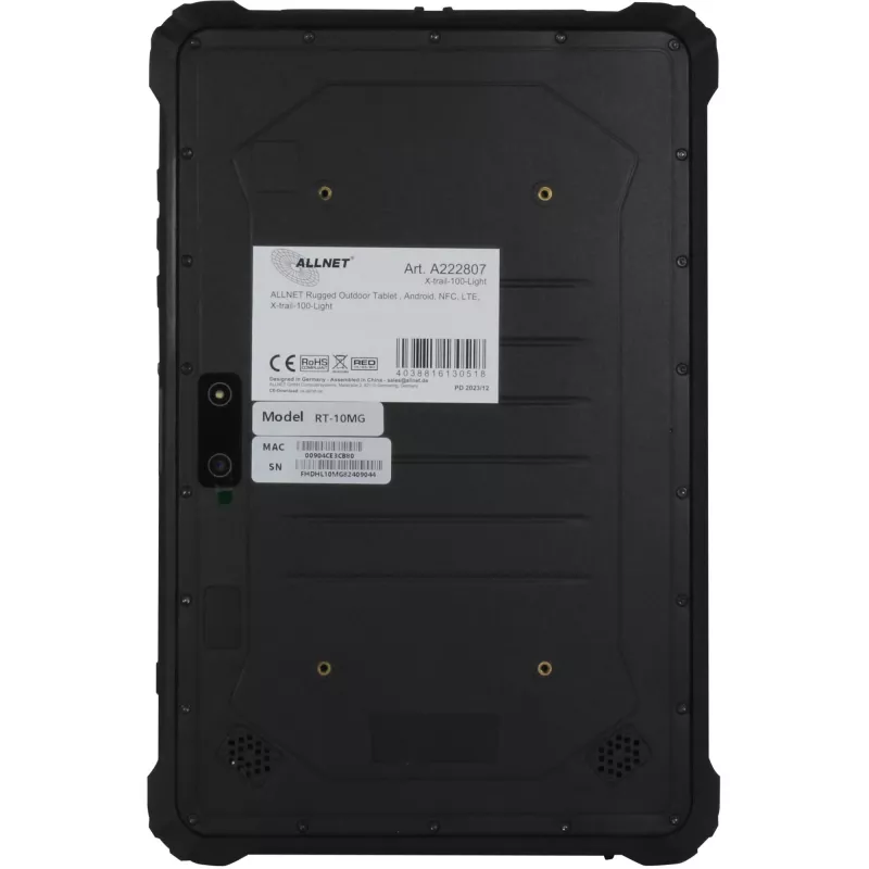 ALLNET vastupidav välistingimustes kasutatav tahvelarvuti 10 tolli 8GB 128GB Android NFC LTE X-trail-100-Light (X-trail-100-Light)