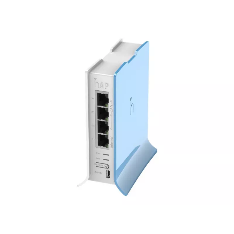 MikroTik | RB941-2nD-TC hAP Lite | Pääsupunkt | 802.11n | 2,4 GHz | 10/100 Mbit/s | Ethernet LAN (RJ-45) pordid 4 | MU-MiMO Jah | ei PoE