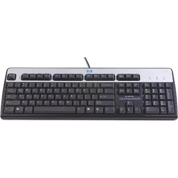HP 701429-061 klaviatuur USB QWERTY Itaalia Must, Hõbedane
