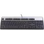 HP 701429-061 klaviatuur USB QWERTY Itaalia Must, Hõbedane