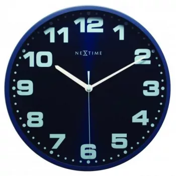 NeXtime kell 3053bl Dash Blue, Ø 35 cm, seinakell, sinine