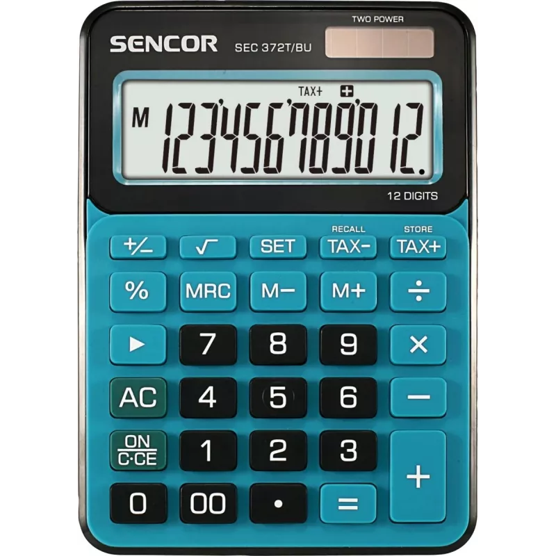 Kalkulaator SEC 372BU Laua, 12-kohaline LCD