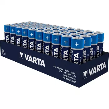 VARTA Leelispatarei, Mignon, AA, LR06, 1,5V Longlife Power, High Energy, jaemüügikarp (40 tk) (04906 121 154)