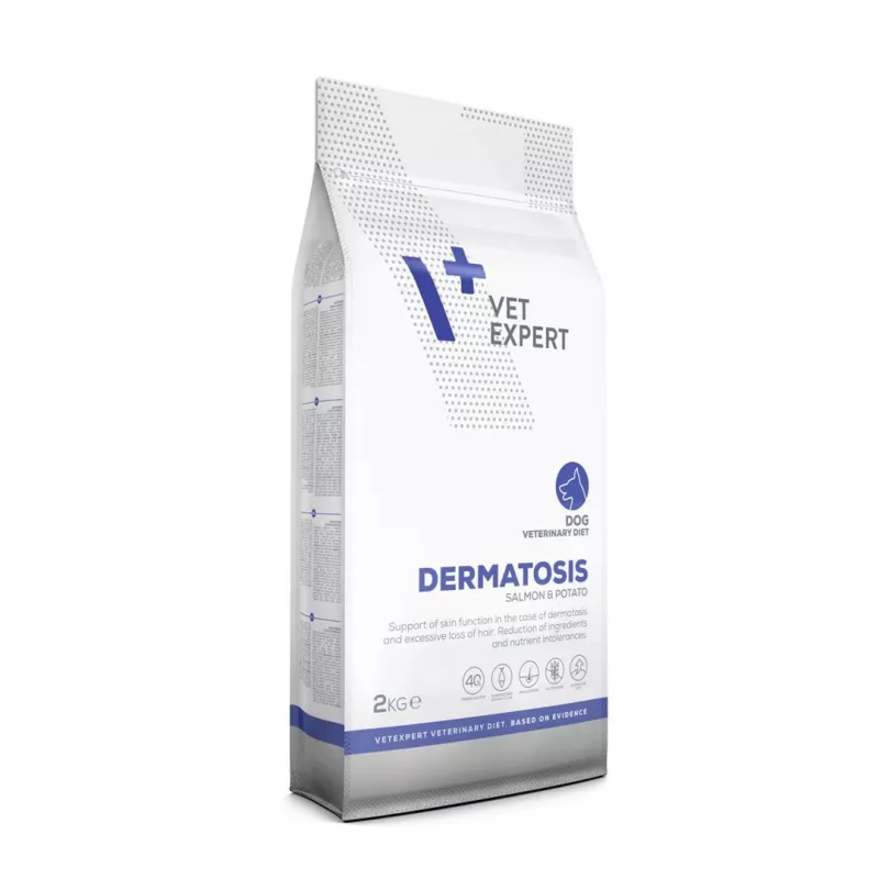 VET EXPERT Veterinary Diet Dermatosis Dog Salmon & Potato - kuiv koeratoit - 2 kg