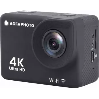 AgfaPhoto Action Cam 4K, veekindel, Wi-Fi, aegluubis/ajavõte (AC9000BK)
