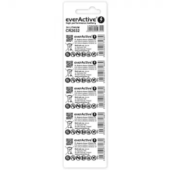 Lithium batteries everActive CR2032 - blister 5 tk