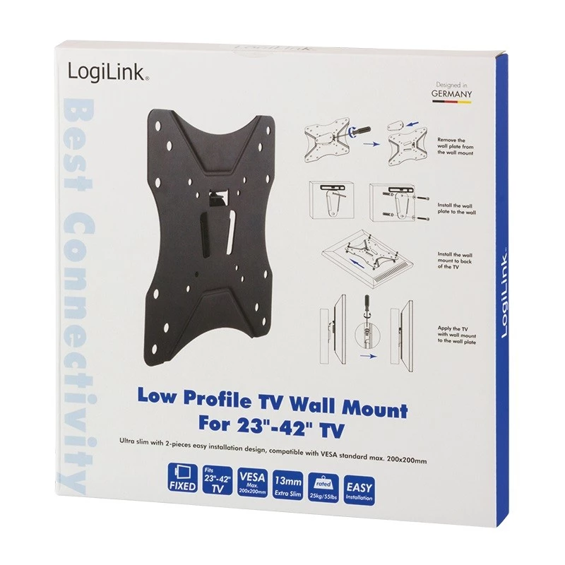 TV-kinnitus LogiLink BP0004 106,7 cm (42 tolli) must