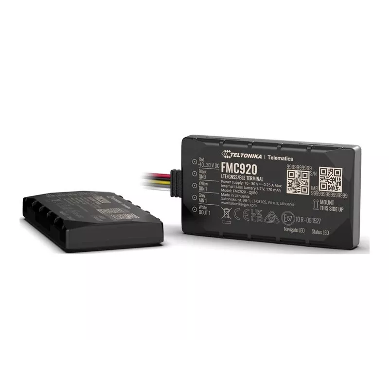 GPS-jälgija Teltonika FMC920 4G LTE CAT 1 0.128GB Must
