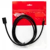 USB-kaabel UNITEK Y-C447GBK 0,5 m USB 2.0 must