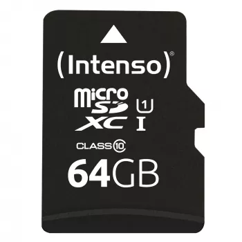 Mälukaart Intenso 64GB MicroSDXC UHS-I Class 10 3423490
