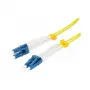 Synergy 21 LWL-2-Faser-Patchk. 0.5mtr.LC-LC 9/125um OS2 AD 2mm flexible Knickschutztülle - Single- bzw. Monomode-Faser - 0,5 m