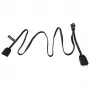 Phanteks PH-CB-DRGB3P_MB - 3-pin - 2 x Molex (3-pin) - sirge - sirge - Must - Emaplaat (PH-CB-DRGB3P_MB)