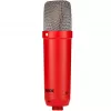 Stuudiokondensaator mikrofon RØDE NT1 Signature Red — kardioidne, 20–20000 Hz, -32 dB tundlikkus, XLR (3 kontaktiga), 313 g