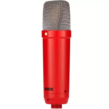 Stuudiokondensaator mikrofon RØDE NT1 Signature Red — kardioidne, 20–20000 Hz, -32 dB tundlikkus, XLR (3 kontaktiga), 313 g
