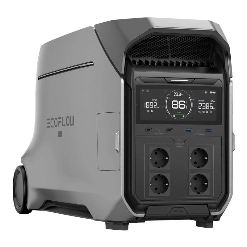 EcoFlow DELTA Pro 3 kaasaskantav elektrijaam, liitiumraudfosfaat (LiFePO4), 4000 W, 51,5 kg