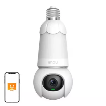 IP-turvakaamera IMOU IPC-S6DP-5M0WEB-E27 pirnivorm 5 MP, 2,8 mm objektiiv, Wi‑Fi, MicroSD kuni 256 GB, 30 m öine nägemine