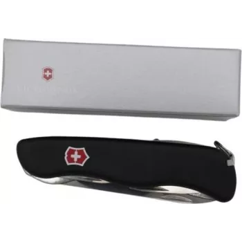 Taskunuga Victorinox Outrider 12 funktsiooni, must kompaktne disain, mudel 0.8513.3