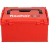 Tööriistakast FISCHER L-BOXX FLB 238 tühi, punane/must, modulaarne hoiukohver