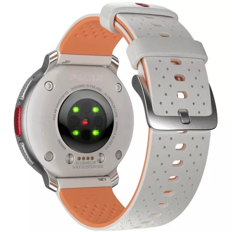 Polar Vantage V3 - Alumiinium - Spordikell rihmaga - Silikoon - Ekraan 3,5 cm (1,39) - 32 GB - Bluetooth - 57 g - Päikesetõus Apricot (900108893)