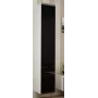 Cama suletud Kapp VIGO '180' 180/40/30 valge/must läikiv