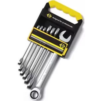 Rõngasvõtmekomplekt c.k tools T4344M7ST — 7-osaline 8–19 mm