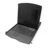 Rack konsool VALUE 26.99.0162 — 17 tolli (43,2 cm) 1280x1024 1U, USB klaviatuur/hiir, Must