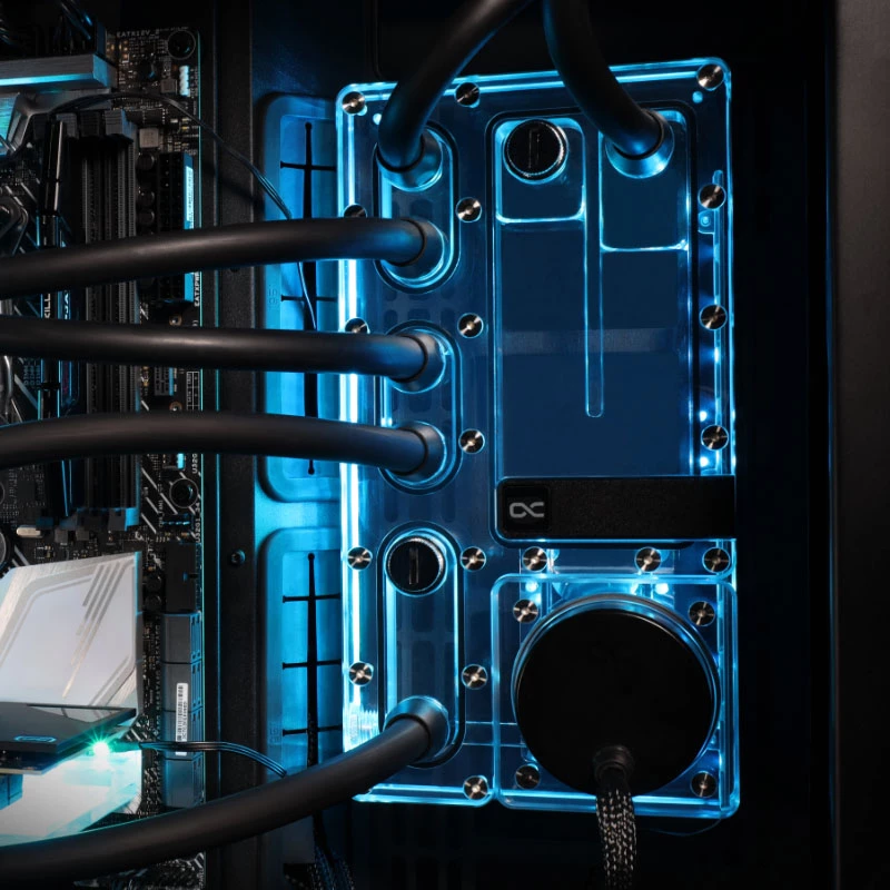 Reservoir Alphacool Core Distro Plate läbipaistev akrüül 125x240x68,8 mm