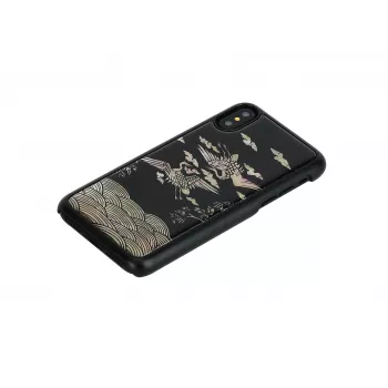 Nutitelefoni ümbris iKins iPhone XS / XS Max jaoks — Crane Must kaitsekest
