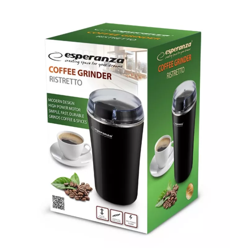 Teradega kohviveski ESPERANZA EKC008K — 160 W, 70 g mahutavus, must