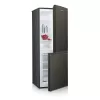Külmik-sügavkülmik MPM MPM-215-KB-39/E — 215 L, alumine sügavkülmik, tume inox, pööratavad uksed, LED-valgusti