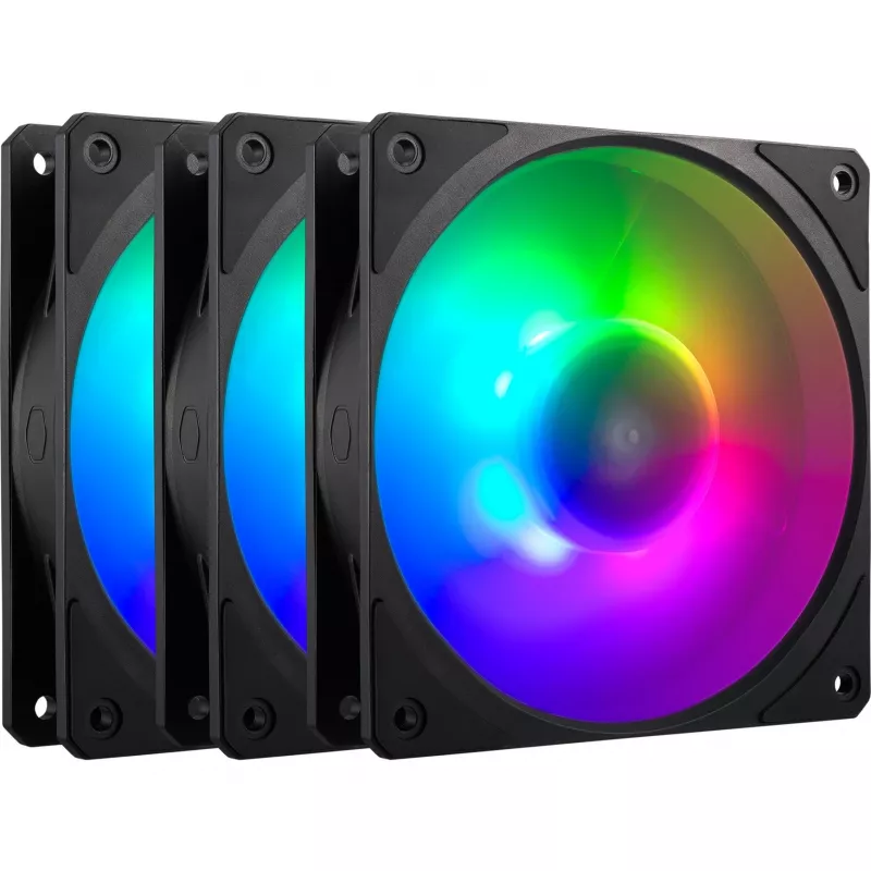 3 COOLER MASTER’i ventilaatori komplekt Mobius 120P ARGB