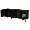 Cama INSERTO 3D1W kummut 190x40x80 must + LED