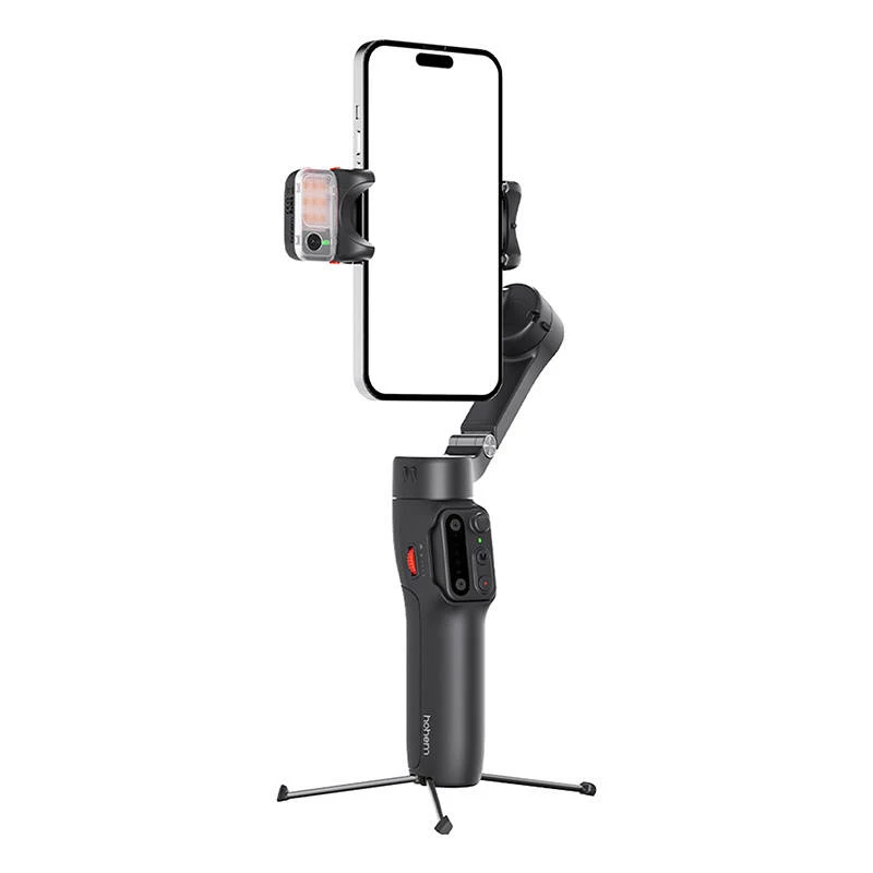 3-teljeline nutitelefoni gimbal Hohem iSteady V3 Kit — must, kerge, 3-teljeline stabiliseerimine