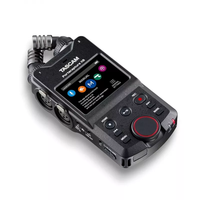 Tascam Portacapture X6 - kaasaskantav, kõrge eraldusvõimega mitmerajaline salvesti