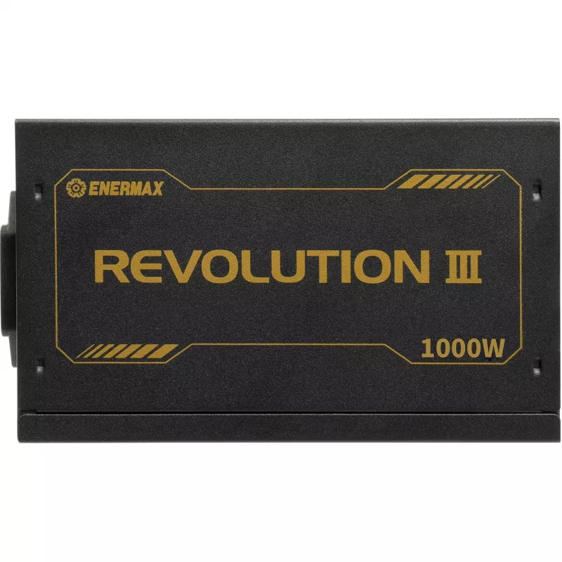 Toiteplokk ENERMAX ERV1000G-AHG-MAC, 1000 W, 20+4 pin ATX, täismodulaarne, 80 PLUS Gold, Must