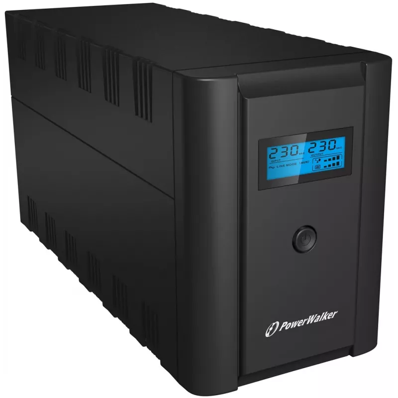 PowerWalker VI 2200 LCD/FR Katkematu toiteallikas (UPS) Double-c