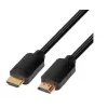 HDMI Premium kaabel v 2.1 2m must, loodud mängijatele