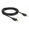 Delock - DisplayPorti kaabel - DisplayPort (M) DisplayPorti (M) - 3 m - riiviga - must