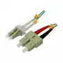 Synergy 21 S216754 fiiberoptiline kaabel 0,5 m 2x LC 2x SC OM3 akvamariinvärv (S216754)