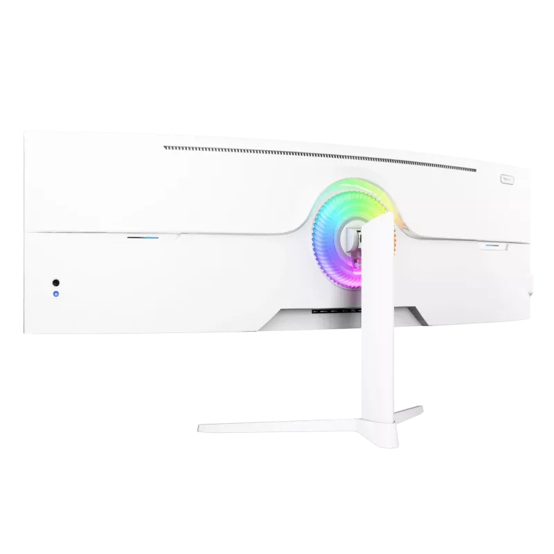 Kumer monitor Arozzi Nova 49 tolli (124,5 cm) Dual QHD 5120×1440 LED VA, 32:9, 4 ms, USB-jaotur, kõlarid, valge