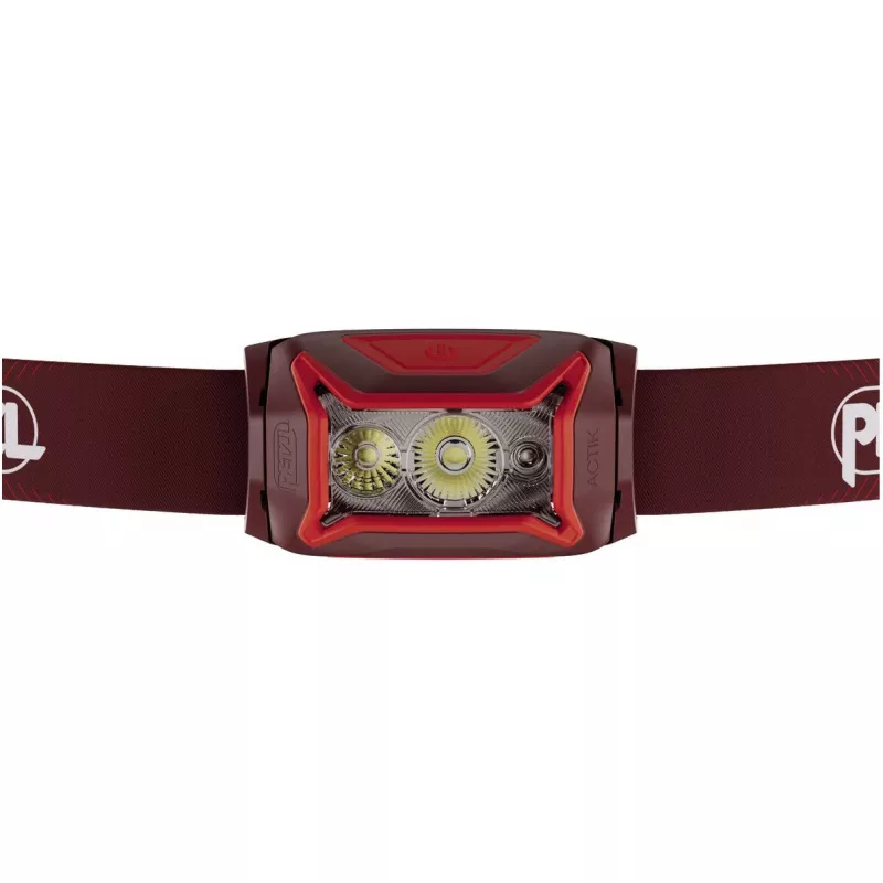 Petzl Actik Core must pealambi taskulamp LED